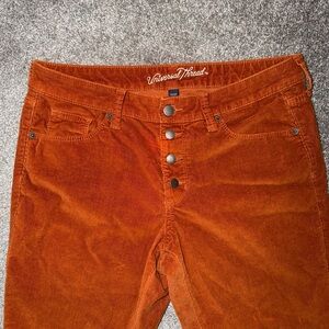 Universal Thread Women's Corduroy Pants - Burnt Orange